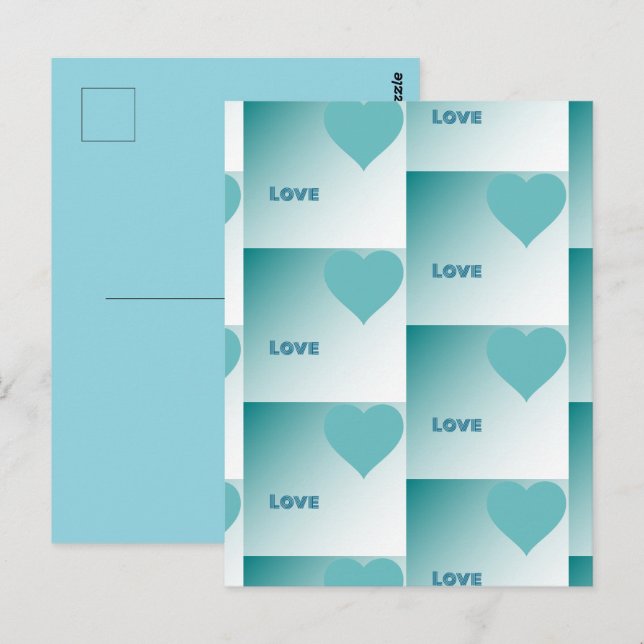 Postal Love. (Anverso / Reverso)