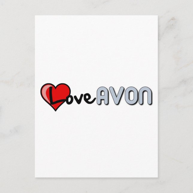 Postal Love AVON (Anverso)