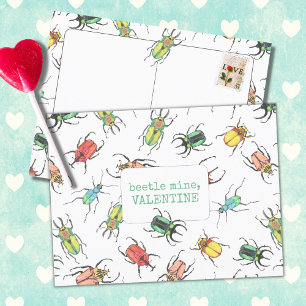 Postal Love Bug Beetle Mine Valentine