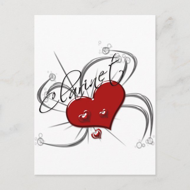 Postal Love Clarinet (Anverso)