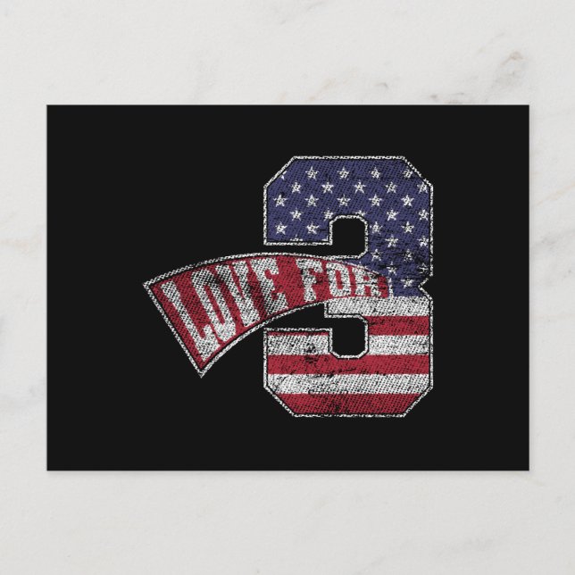 Postal Love For 3 Vintage Grungy Version (Anverso)