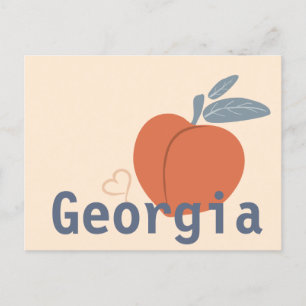 Postal Love Georgia Peach
