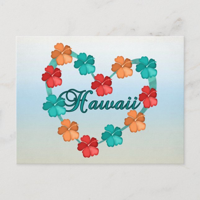 Postal Love Hawaii (Anverso)