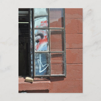 Postal Love heart graffiti