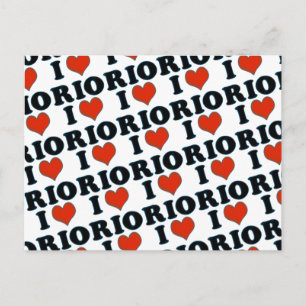 Postal love / heart Rio de Janeiro
