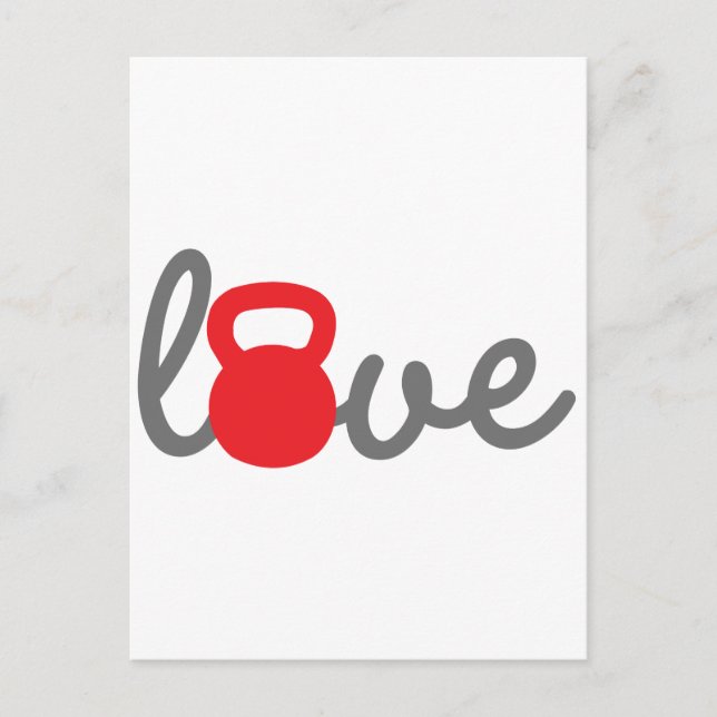 Postal Love Kettlebell Red (Anverso)