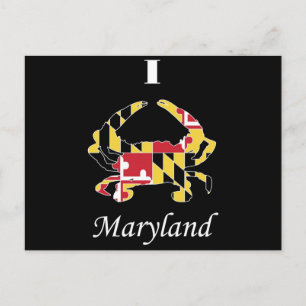 Postal Love Maryland Crab