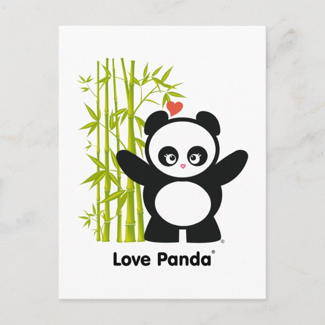 Postal Love Panda® (Anverso)