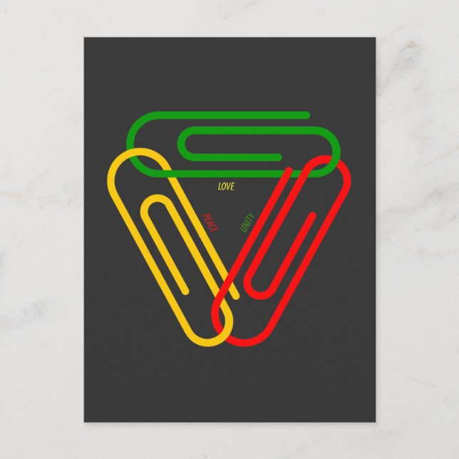 Postal Love - Peace - Unity (Anverso)