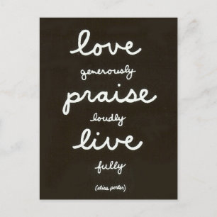 Postal Love-Praise-Live