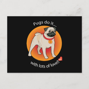 Postal Love Pug