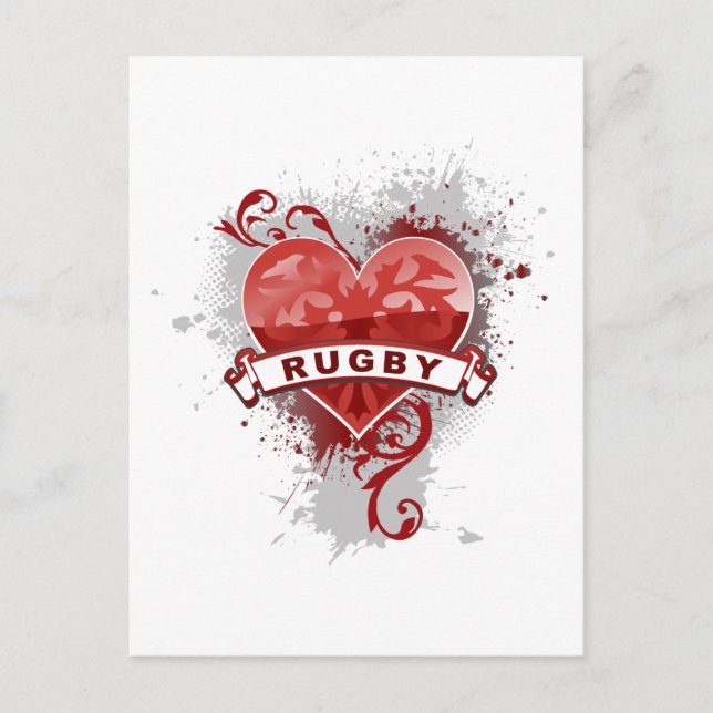 Postal Love Rugby (Anverso)