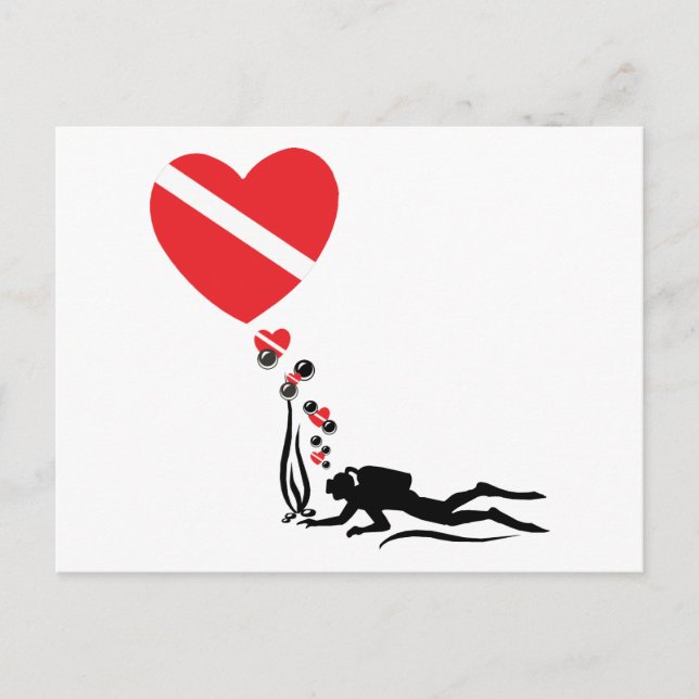 Postal Love SCUBA (Anverso)