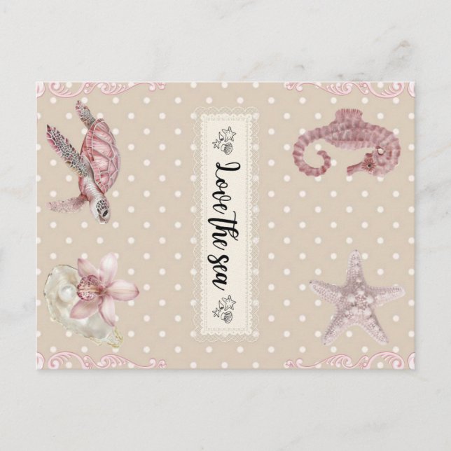 Postal Love the Sea (Anverso)