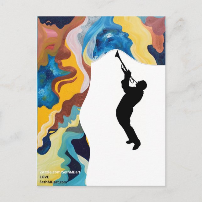 Postal Love Trombone (Anverso)