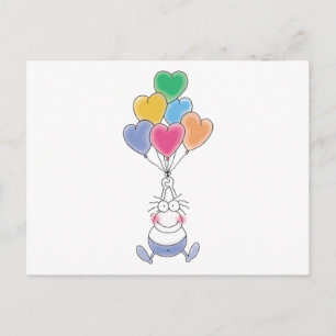 Postal Love Watercolor Cute