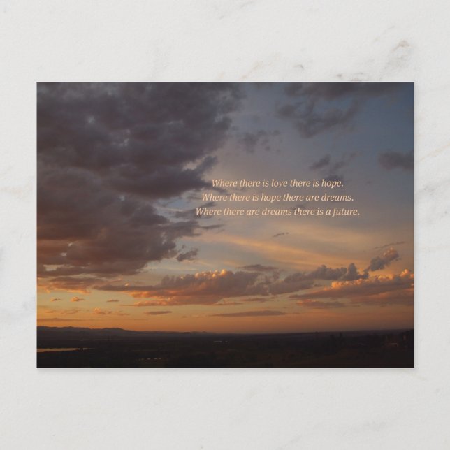 Postal LoveHopeDreams (Anverso)