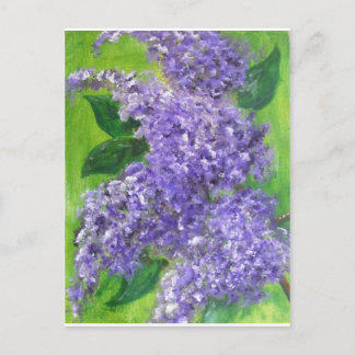 Postal Lovely Lilacs