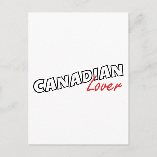 Postal Lover canadiense (Anverso)