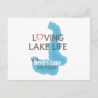 Postal Loving Lake Life, Devil's Lake, Michigan
