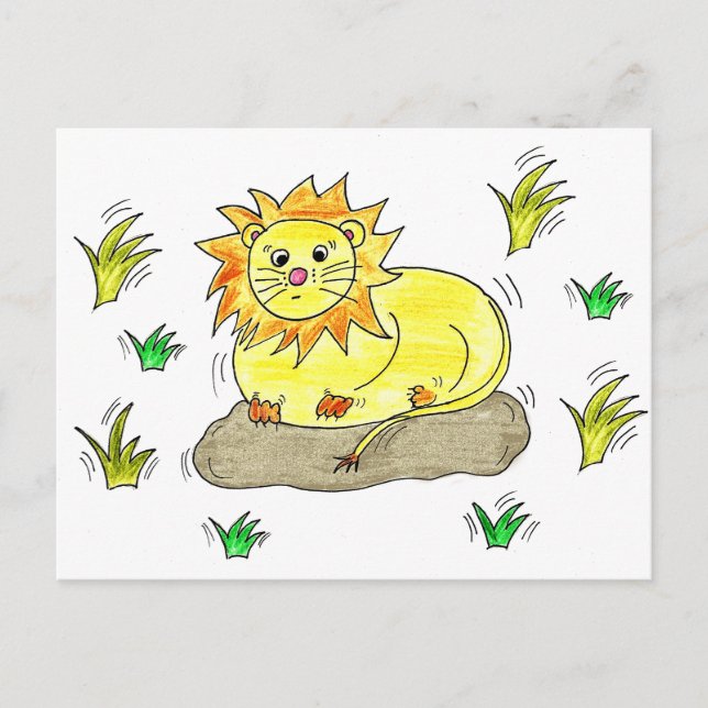 Postal Löwe (Anverso)