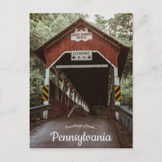 Postal Lower Humbert Bridge Somerset County Pennsylvania (Anverso)