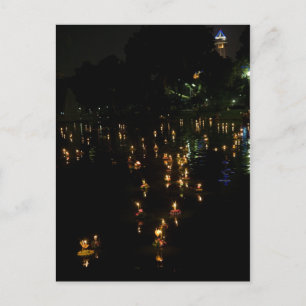 Postal Loy Krathong Parque Lumpini Bangkok