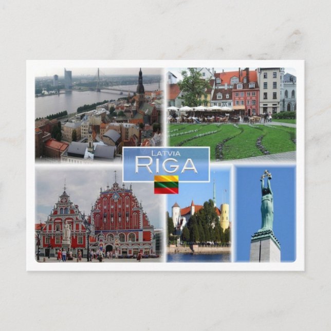 Postal LT Lituania - Riga Letonia Lietuva - (Anverso)