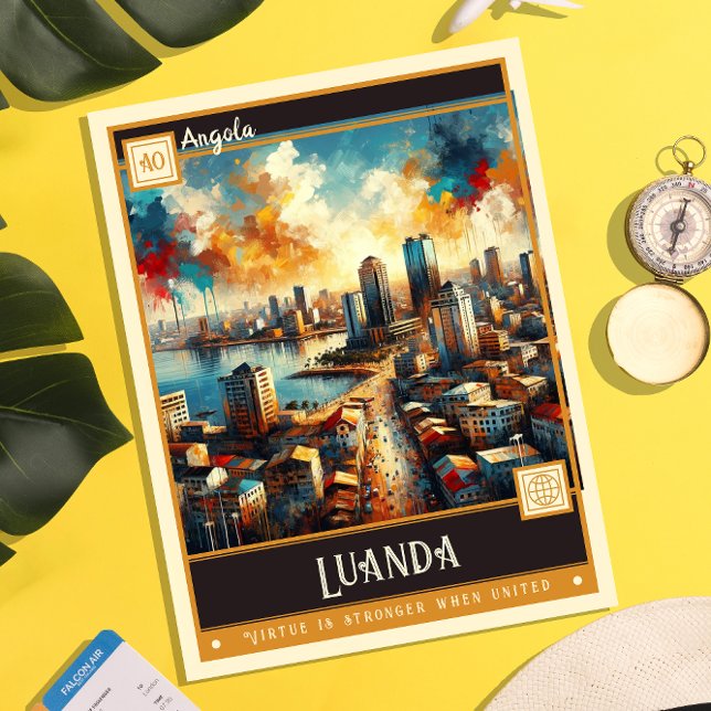 Postal Luanda (Angola) | Pintura de época (Subido por el creador)
