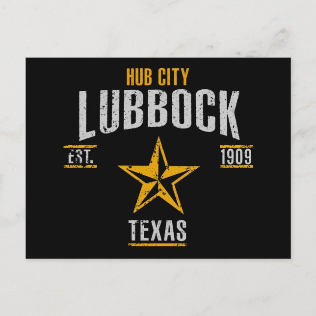 Postal Lubbock (Anverso)