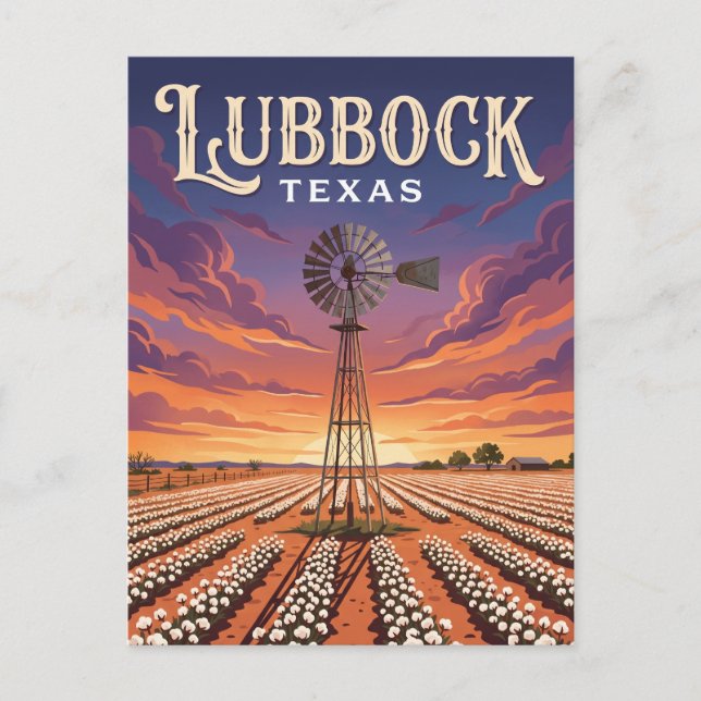 Postal Lubbock Texas (Anverso)