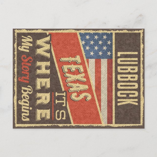 Postal Lubbock Texas (Anverso)