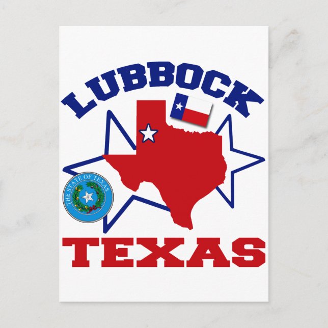 Postal Lubbock, Texas (Anverso)