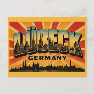 Postal Lübeck Alemania Holstentor