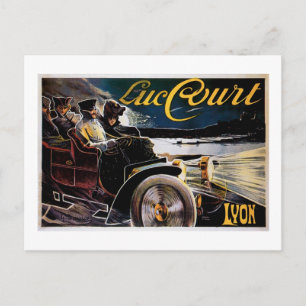 Postal Luc Court - Anuncio de Automóvil Vintage
