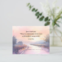 Lucas 18:27 Jesús respondió Posible con la Biblia