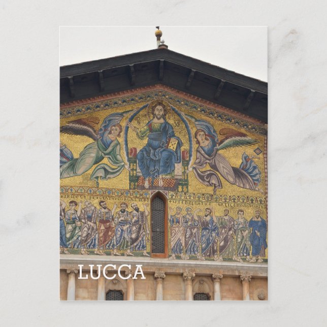 Postal Lucca, Italia (Anverso)