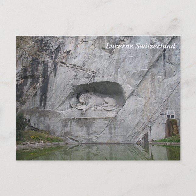 Postal Lucerne ,Suiza Postcard (Anverso)