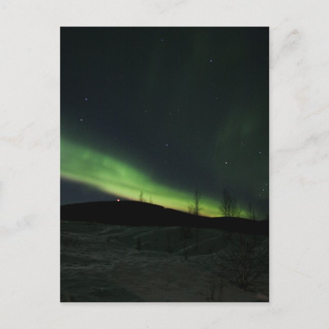 Postal Luces boreales (Anverso)