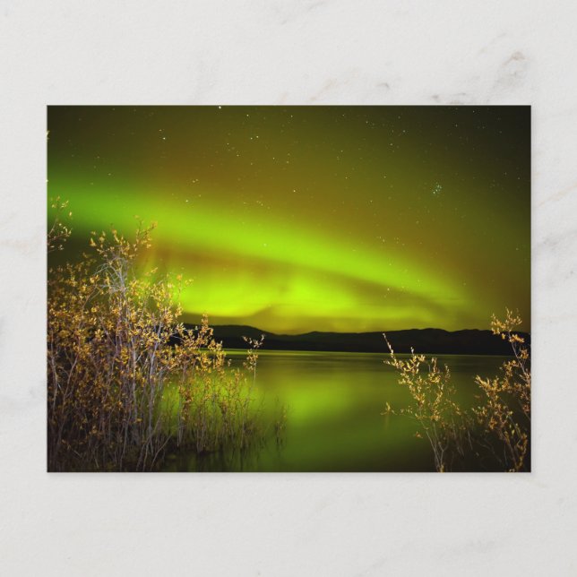 Postal Luces boreales (Aurora borealis) (Anverso)
