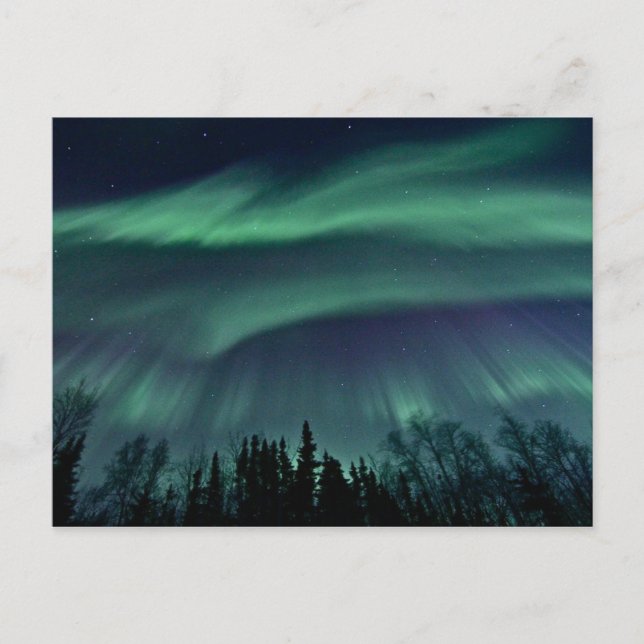 Postal Luces boreales de Alaska, ZTD (Anverso)
