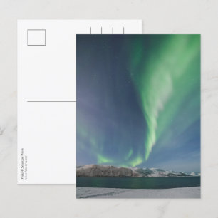 Postal Luces boreales de Noruega