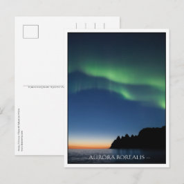 Postal Luces boreales de Senja de Noruega
