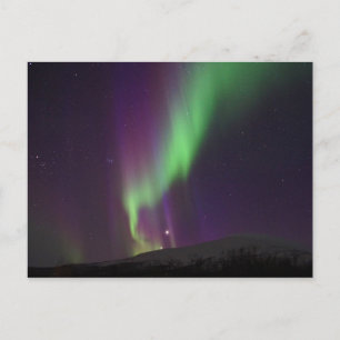 Postal Luces boreales en Lappland, Suecia