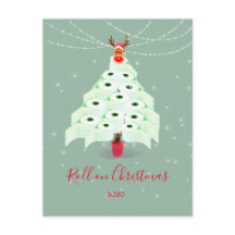 Luces de árbol de inodoros de vacaciones de los Na