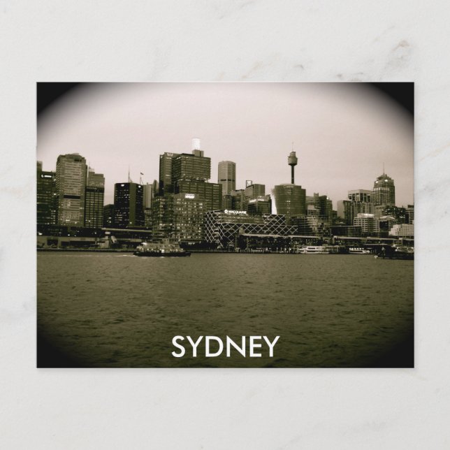 Postal Luces de ciudad (Anverso)