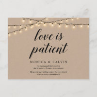 Luces de cuerdas, Kraft, el amor es paciente, posp