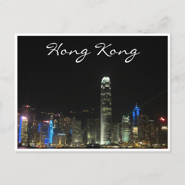 Postal luces de hong kong (Anverso)