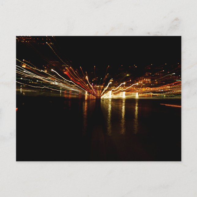 Postal Luces de la ciudad (Anverso)