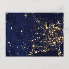 Postal Luces de Nasa en Space USA
